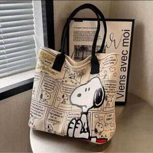 Brand New Snoopy Comic Strip Tote Bag